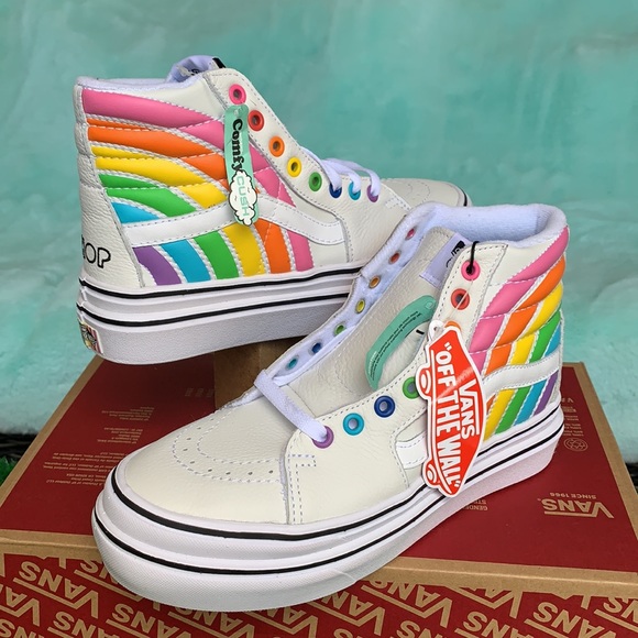 VANS SUPER COMFYCUSH S FLOUR SHOP RAINBOW/TRWHT WM - Picture 5 of 16